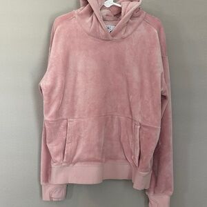 Athleta Girl Cozy Pink Hooded Sweatshirt